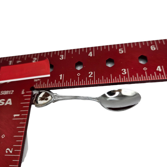 KENTUCKY Horse Souvenir Demitasse Collectible Spoon Japan Silver Tone Gift Box - Picture 3 of 7